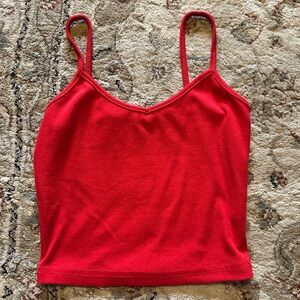 Red Crop Tank